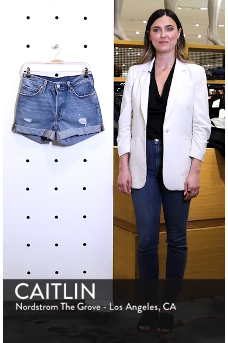 Levi's® 501® Long Denim Shorts video