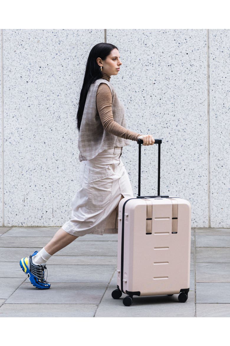 Ramverk Compact Hard-Shell 24 Inch Checked Luggage Spinner with Zipper, Alternate, color, Fogbow Beige