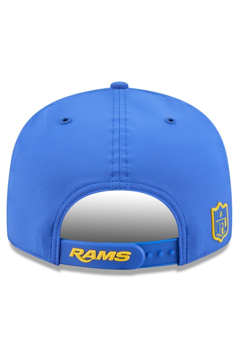 Men's New Era Royal Los Angeles Rams 2026 Sideline 9FIFTY Snapback Hat, Alternate, color, Royal