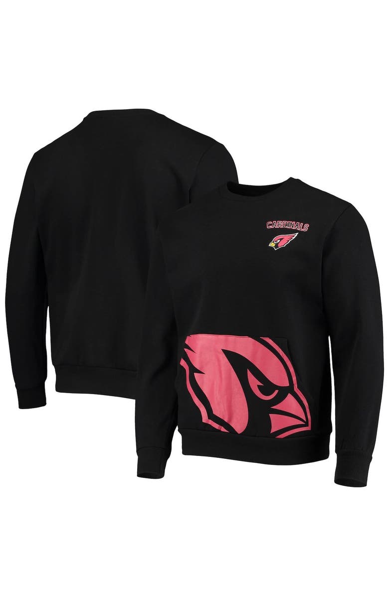FOCO Men's FOCO Black Arizona Cardinals Pocket Pullover Sweater, Main, color,