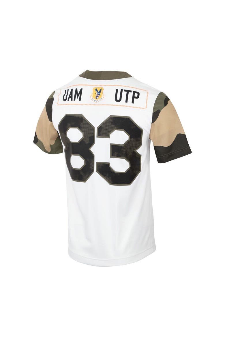 Men's Nike #83 White Air Force Falcons Special Game Replica Jersey, Alternate, color, White