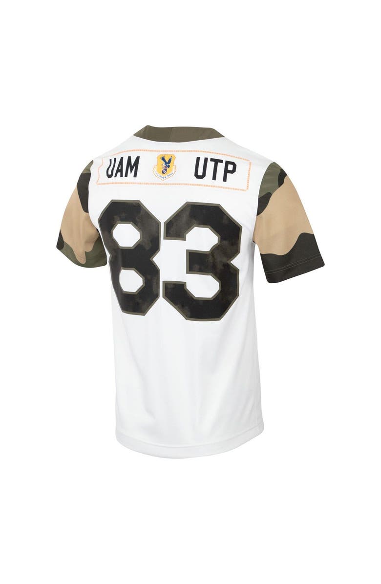 Nike Men's Nike #83 White Air Force Falcons Special Game Replica Jersey, Alternate, color, White