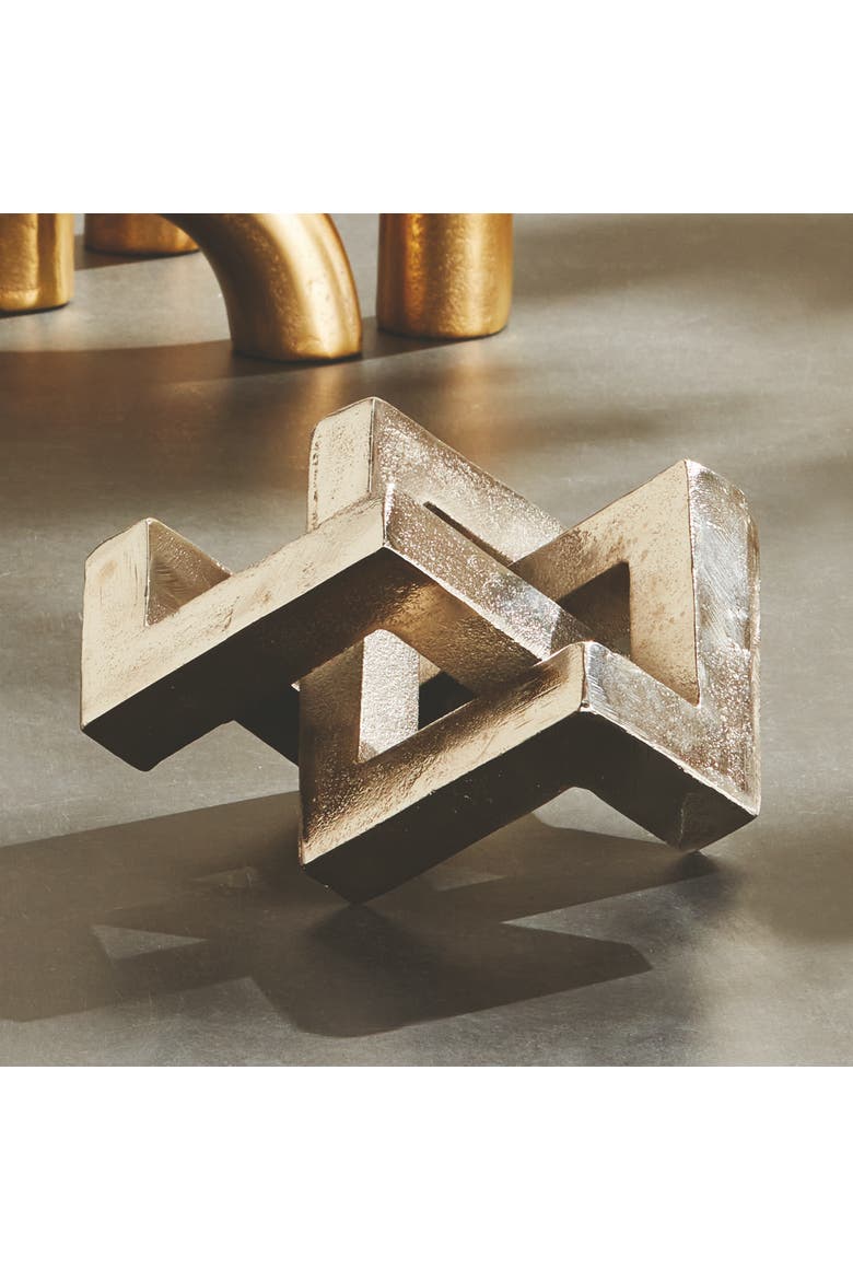 Key Sculpture Decorative Object, Alternate, color, Silver
