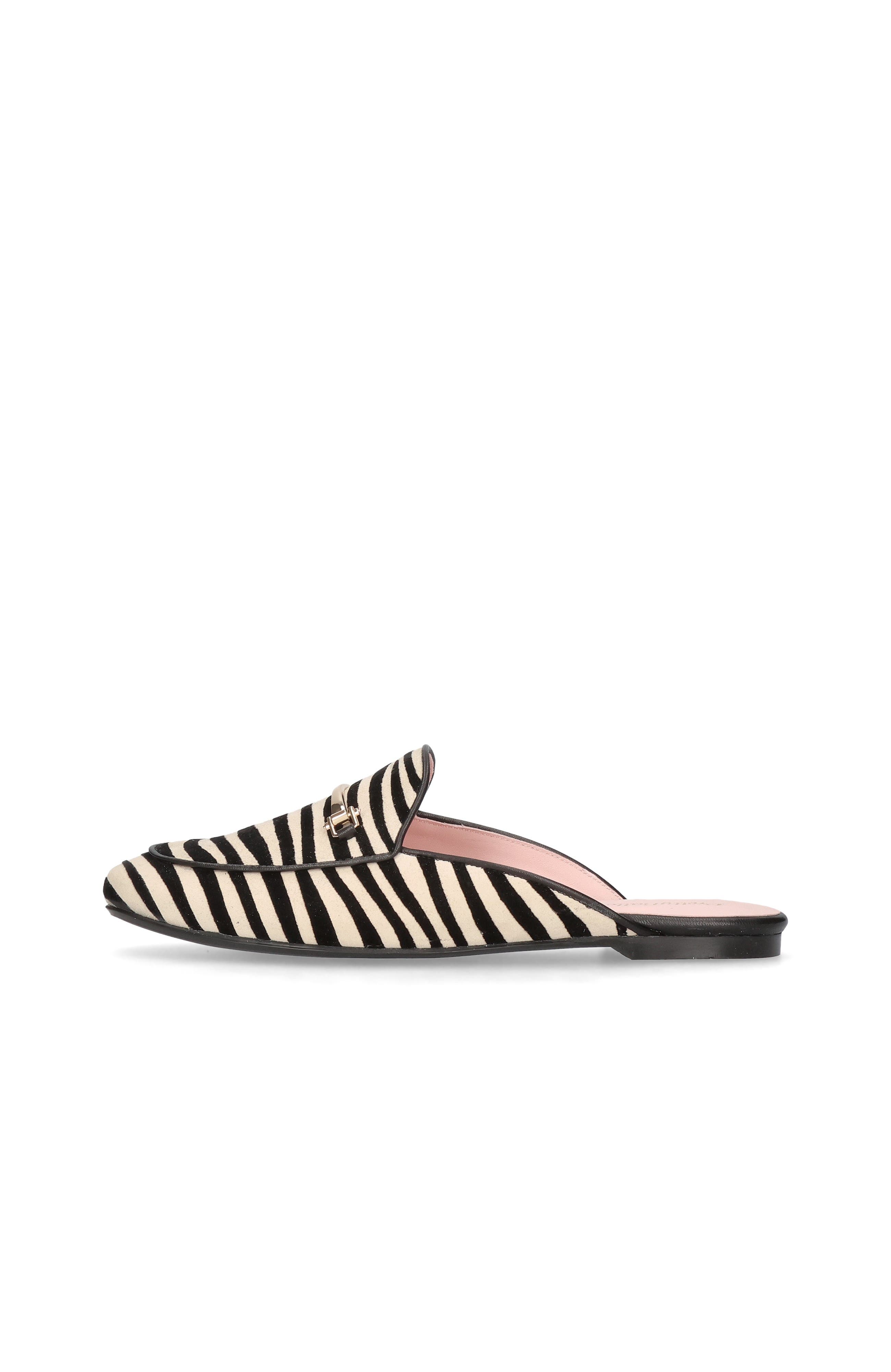 Pretty Ballerinas Round Toe Animal Print Loafer Slide, Alternate, color, Beige