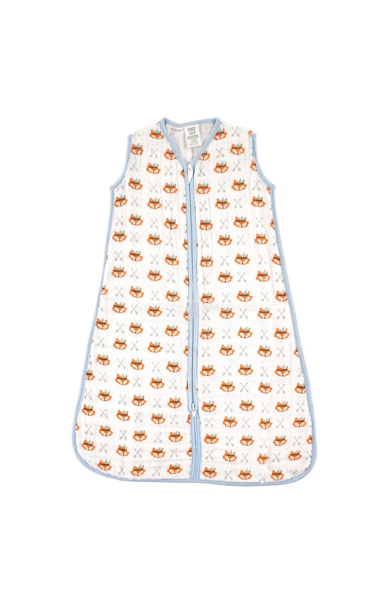 Luvable Friends Sleeveless Muslin Cotton Sleeping Bag, Sack & Blanket, Main, color, Wild Free Muslin