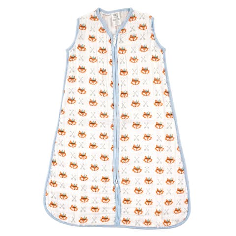 Sleeveless Muslin Cotton Sleeping Bag, Sack & Blanket (Baby)