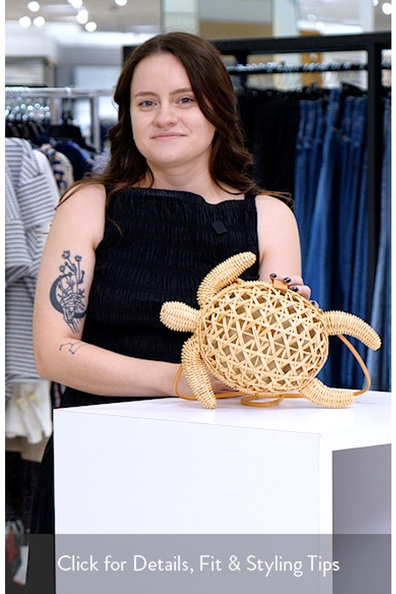The Tortoise Rattan Convertible Clutch video