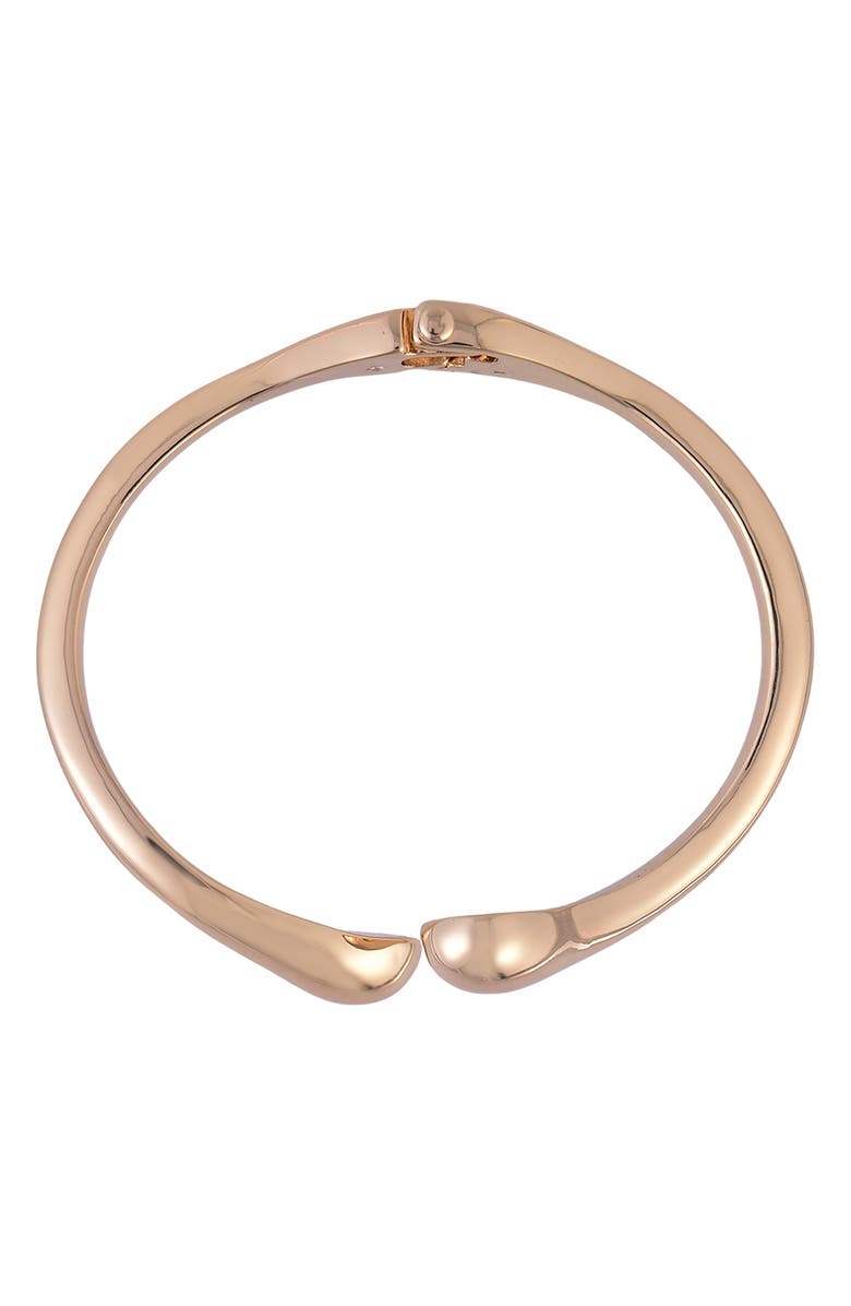 Rachel Roy Curve Hinge Bracelet, Alternate, color, Gold