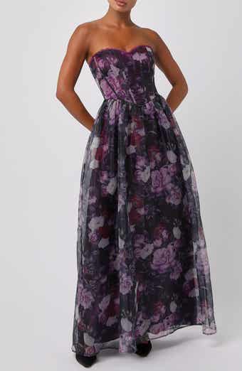 Lulus Remi Corset Maxi Dress