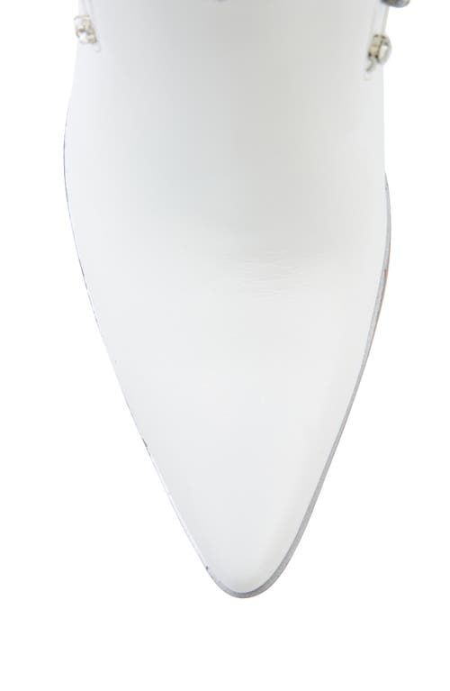 Azalea Wang Upbeat Western Boot In White