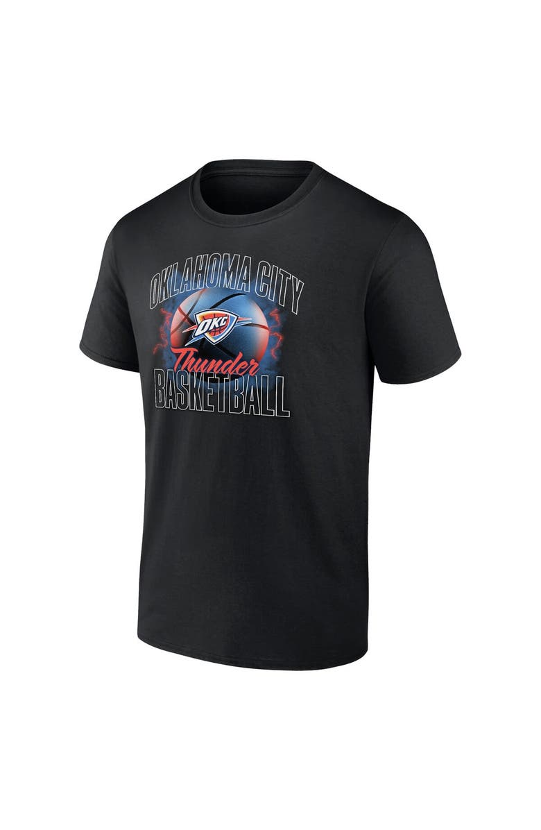 FANATICS Men's Fanatics Branded Black Oklahoma City Thunder Match Up T-Shirt, Alternate, color,