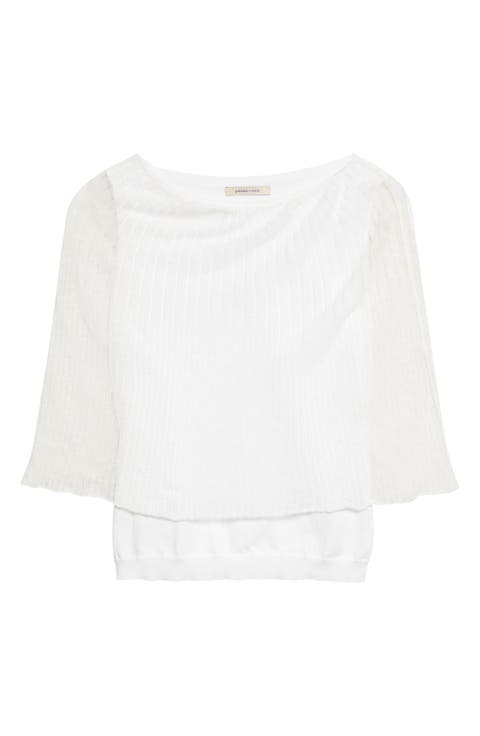 Saphira Layered Cotton & Hemp Sweater