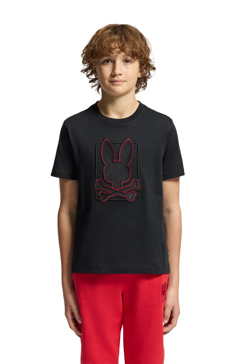 Psycho Bunny Kids' Pierce Embroidered T-Shirt, Alternate, color,