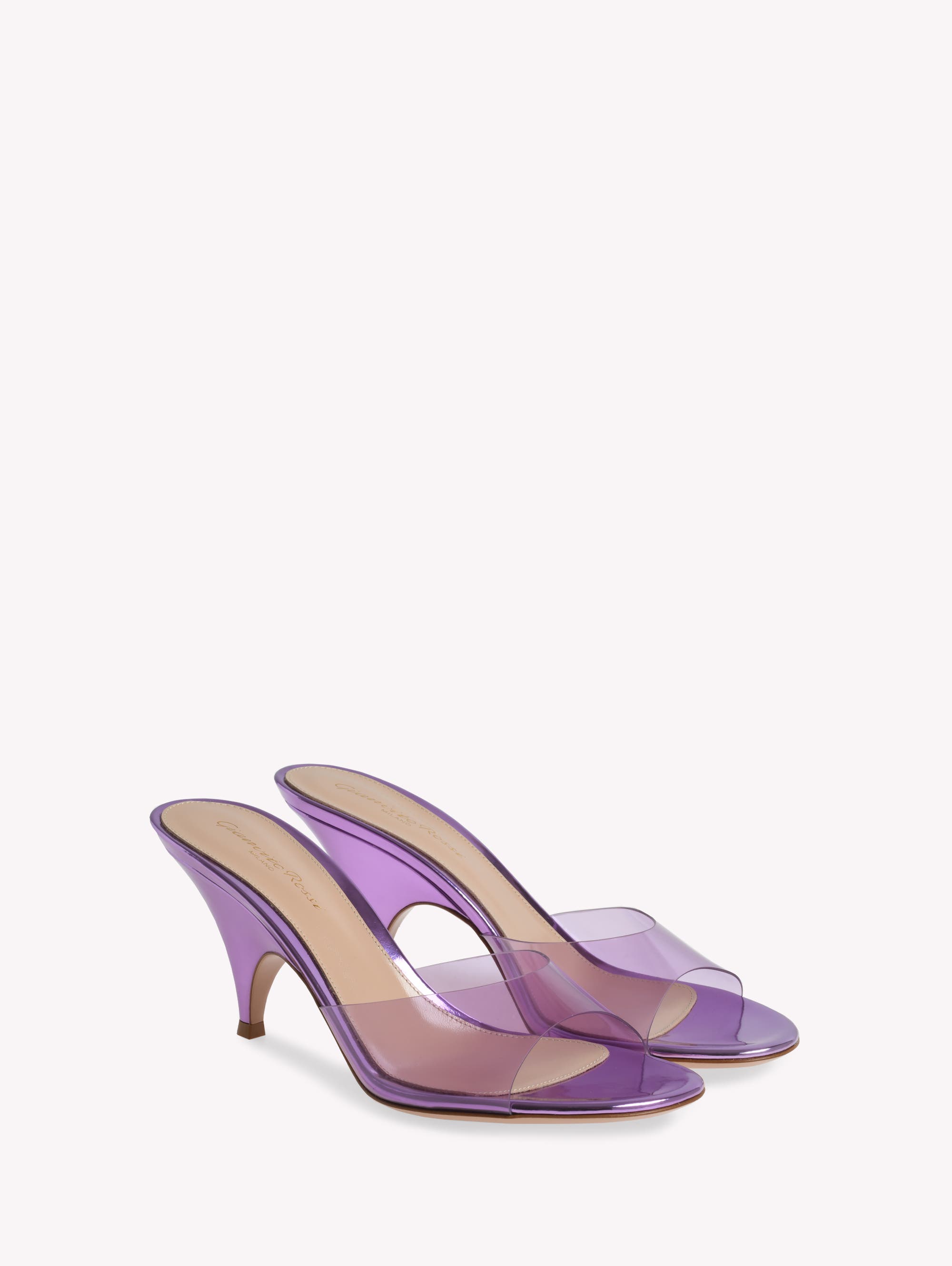 Gianvito Rossi Sofia Mule 70 Mules, Alternate, color, Purple Tpu