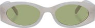 Le Specs Mermaiden 52mm Rectangular Sunglasses