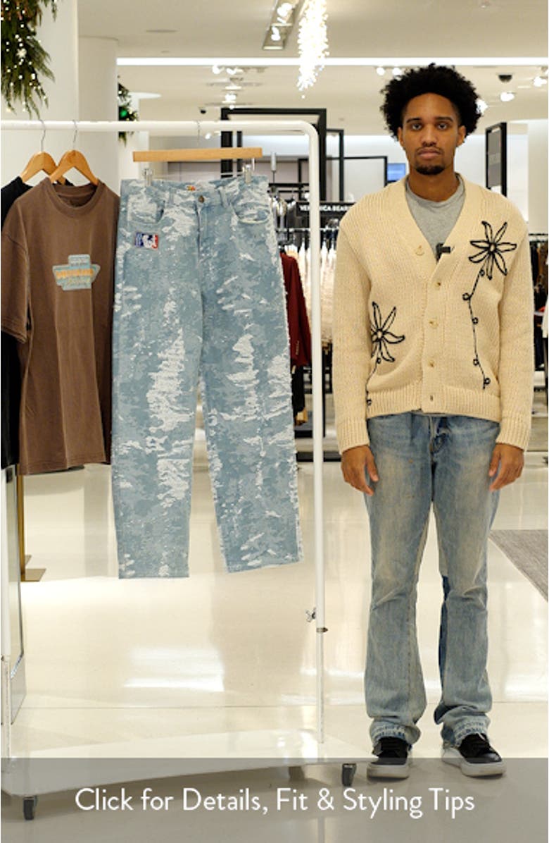 Skel/Sword Straight Leg Jeans, sales video thumbnail