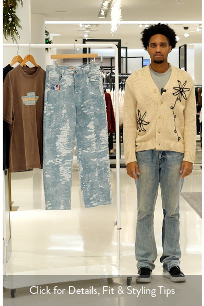 Skel/Sword Straight Leg Jeans video