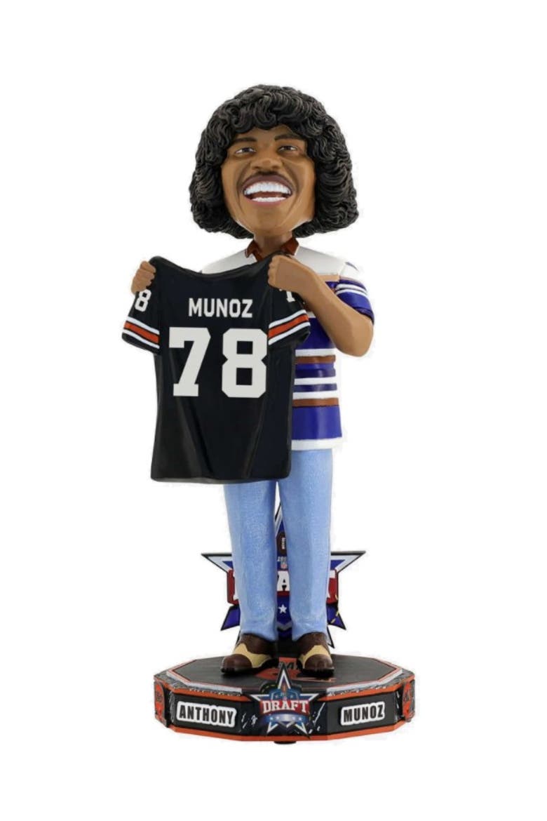 Anthony Munoz (Cincinnati Bengals) 1980 NFL Draft Pick Bobblehead, Main, color, Multi-Color