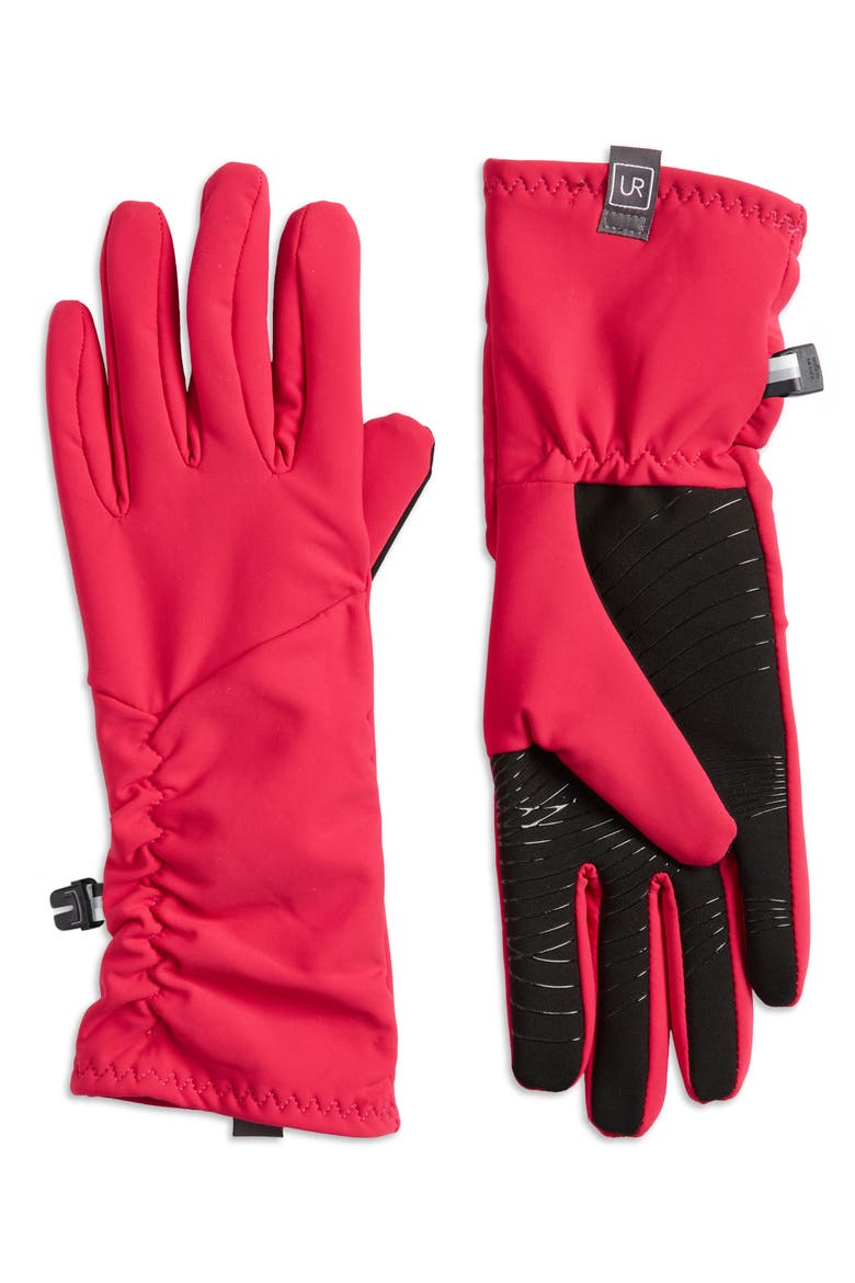 Stretch Tech Gloves, Main, color, FUCHSIA