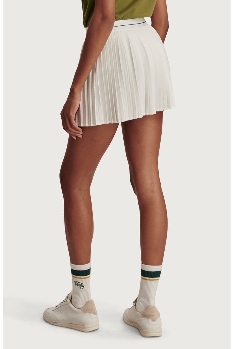 Clemency Pleated Skort, Alternate, color, WHITE / BLUE NIGHTS