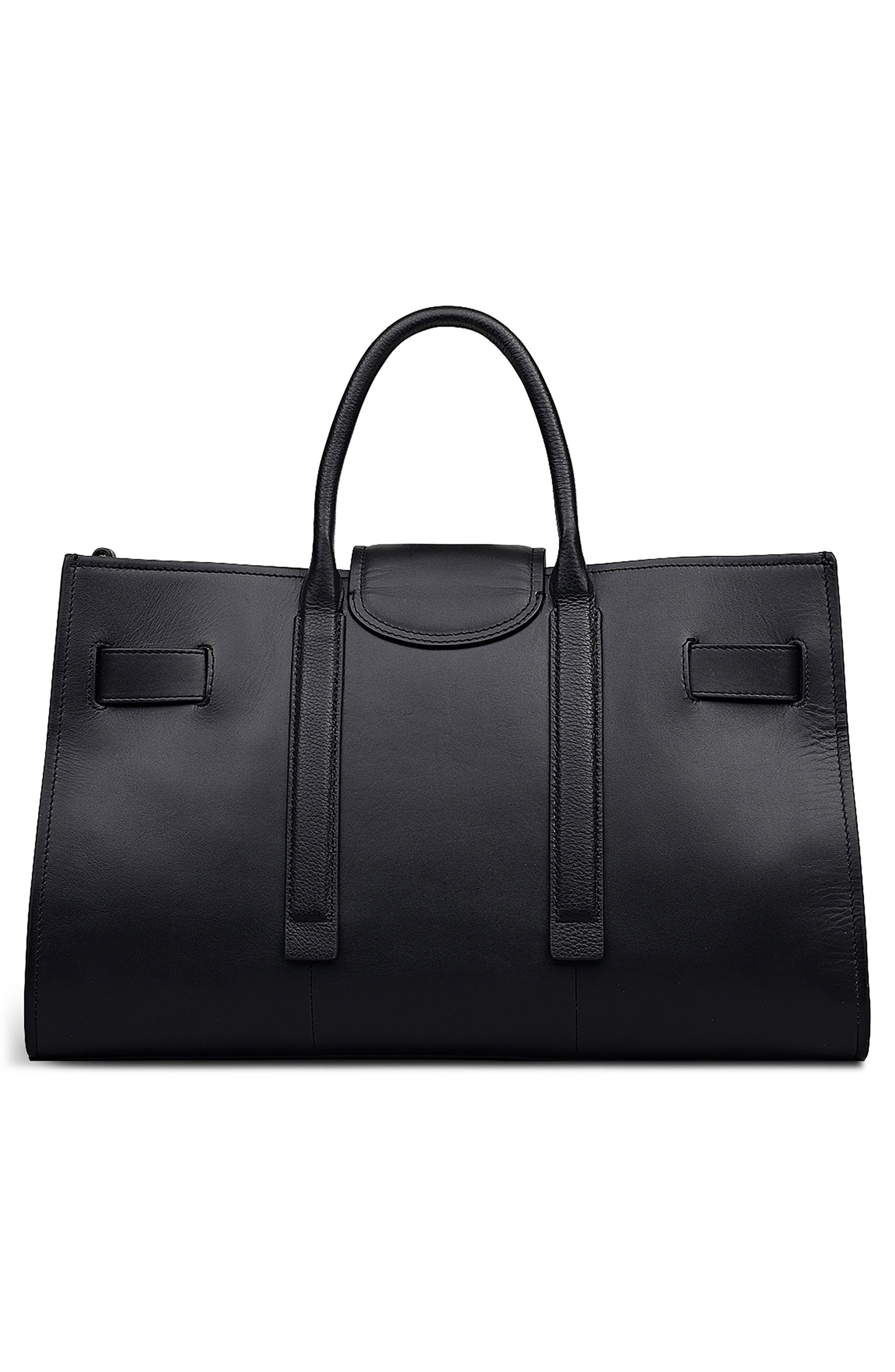 Radley St. Pancras Lane Leather Tote Bag, Alternate, color, Black