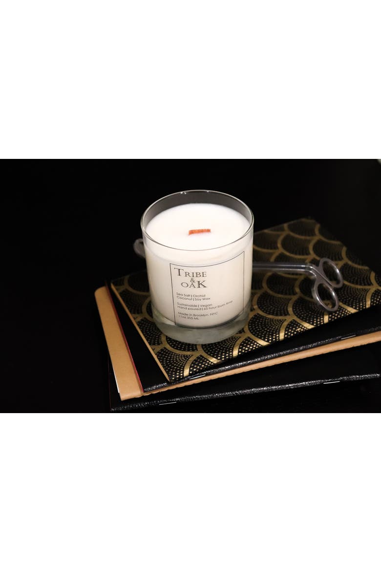 Sea Salt Orchid Coconut Soy Candle, Alternate, color, No Color