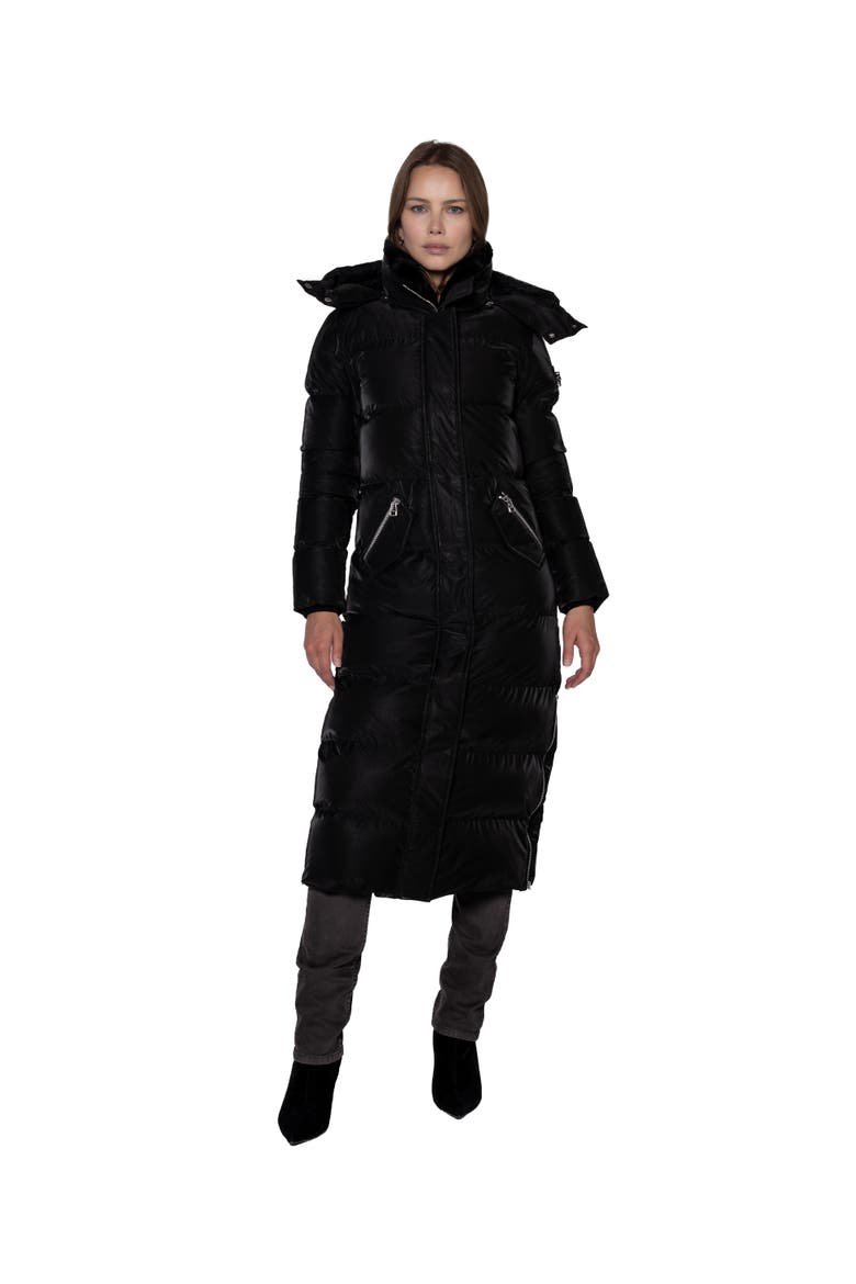 Women's Bird of Paradise Quilted Coat, Main, color, BLACK DIAMOND