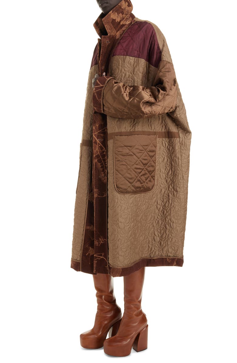 Dries Van Noten Restonas Oversize Reversible Coat, Alternate, color, 