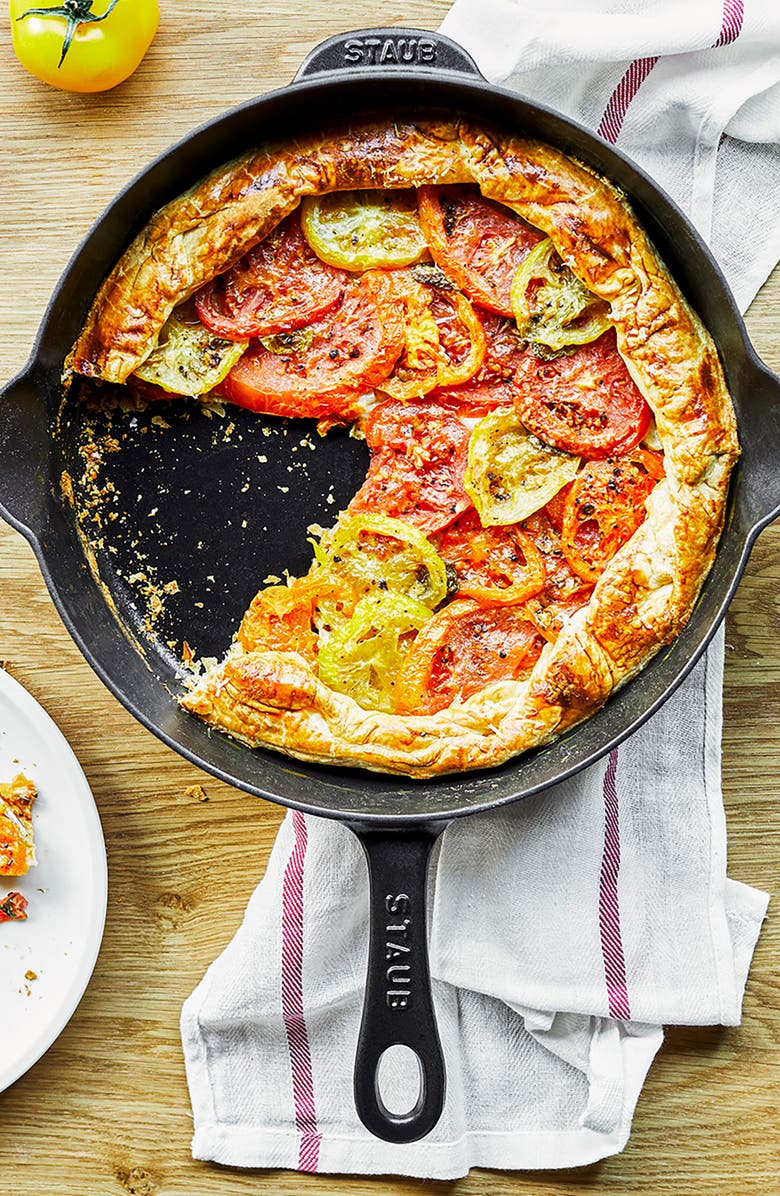 Staub 12-Inch Enameled Cast Iron Fry Pan, Alternate, color, Matte Black