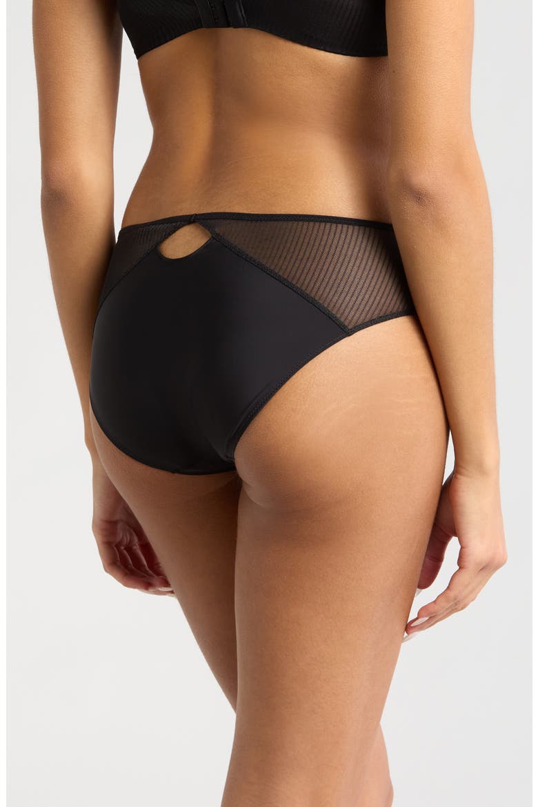Legend Mid Rise Bikini Briefs, Alternate, color, BLACK