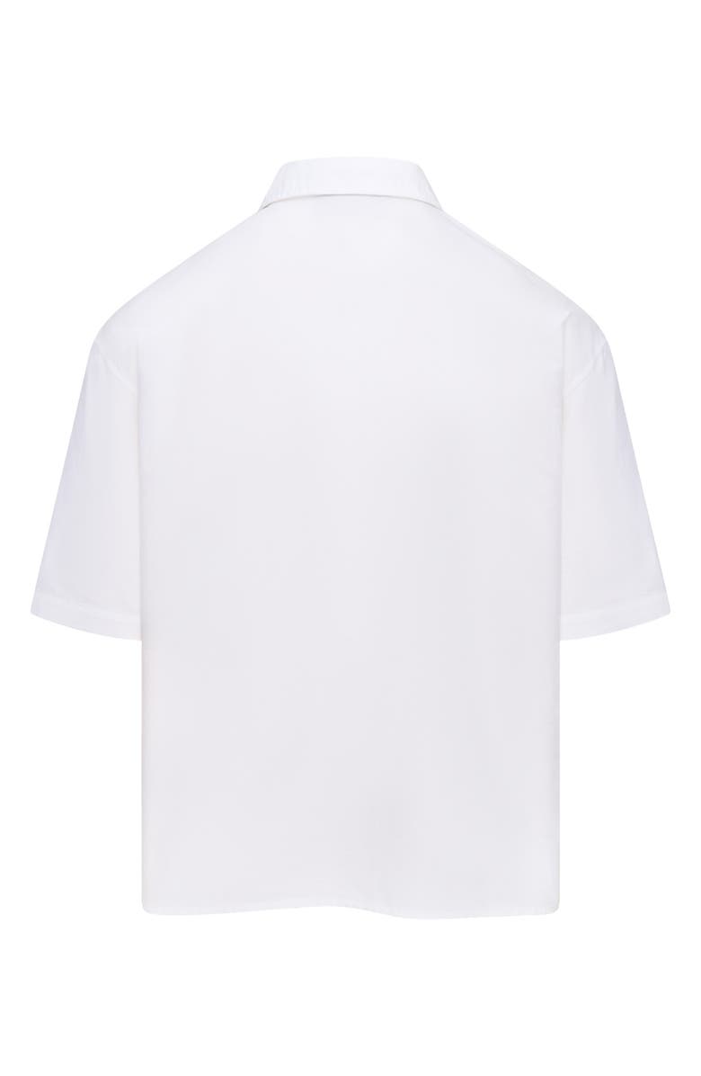Eastside Golf Boxford Short Sleeve Cotton Button-Up Shirt, Alternate, color, Bright White