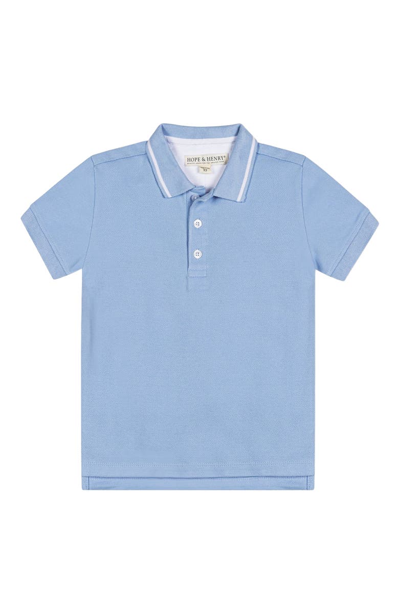 Hope & Henry Baby Boys' Organic Pique Polo, Infant, Alternate, color, 