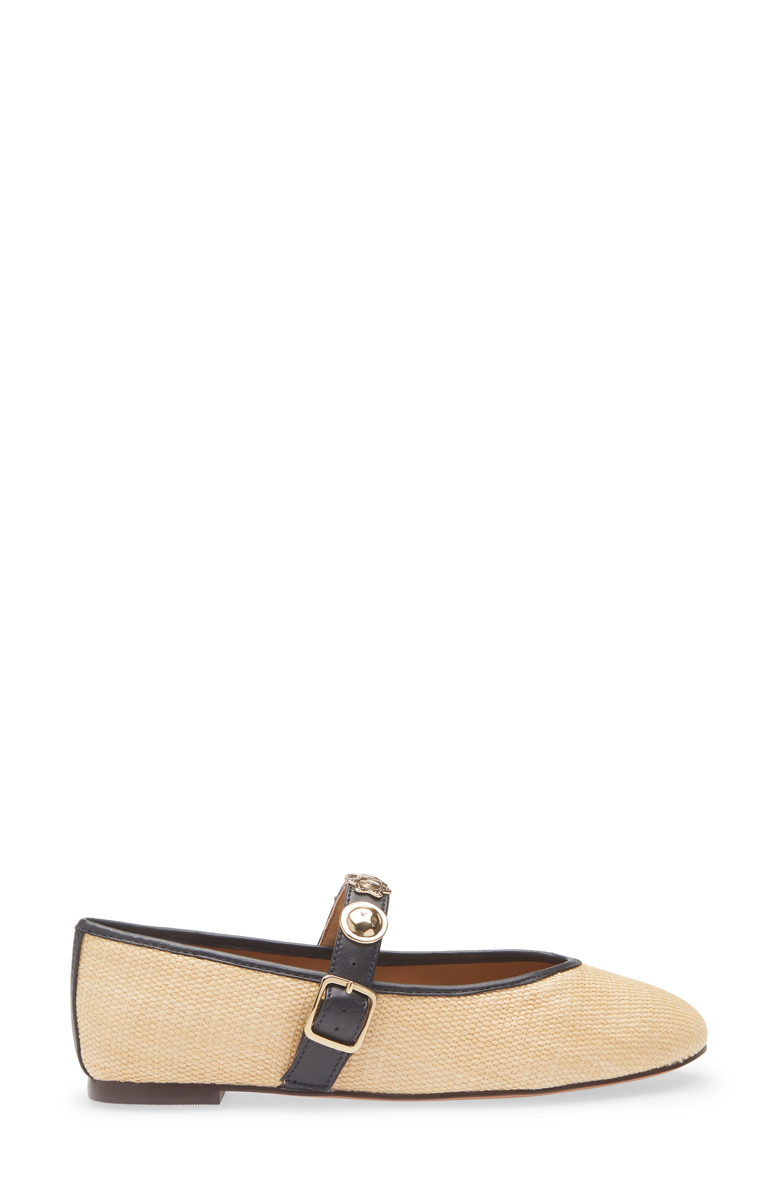Madewell The Remy Mary Jane Flat, Alternate, color, Natural Multi