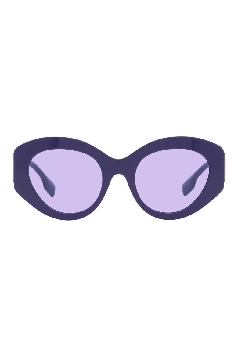 51mm Cat Eye Sunglasses, Main, color, VIOLET