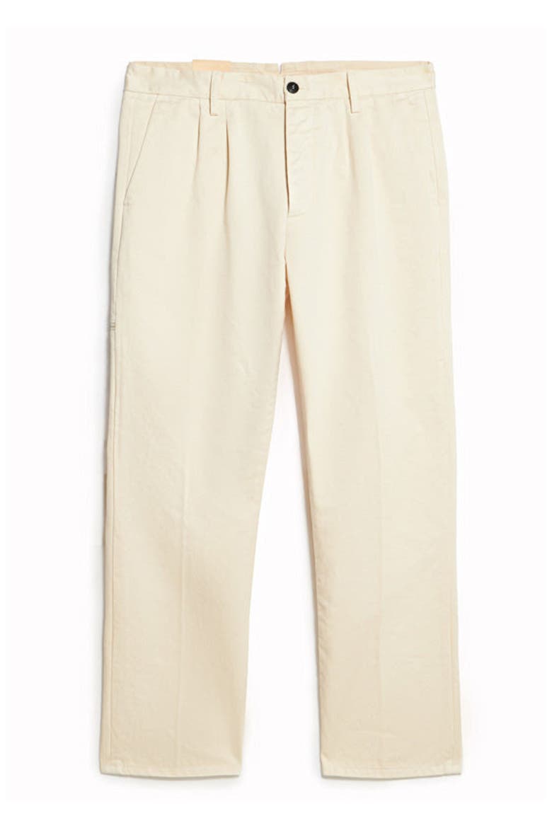 Pences Heavy Cotton Trousers, Main, color, OFF WHITE