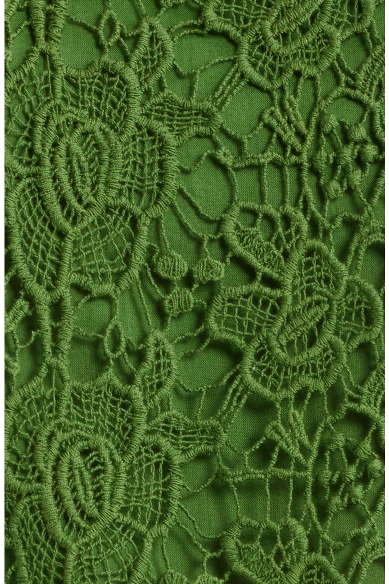 Adrienne Floral Guipure Lace Sleeveless Top, Alternate, color, GARDEN GREEN