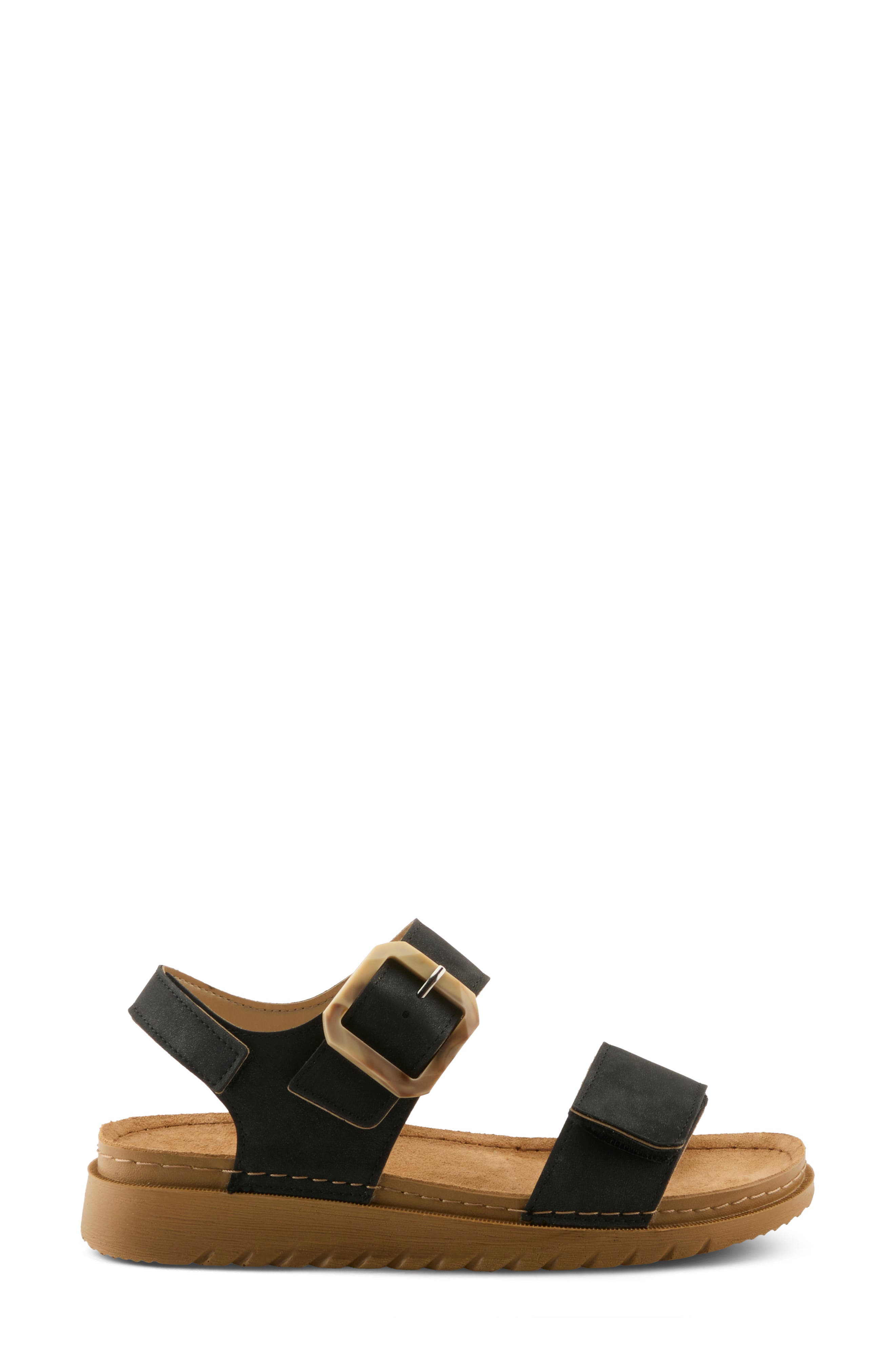 Bravies Ankle Strap Sandal, Alternate, color, BLACK