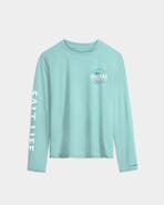 Salt Life Paradise Awaits Performance Long Sleeve Tee