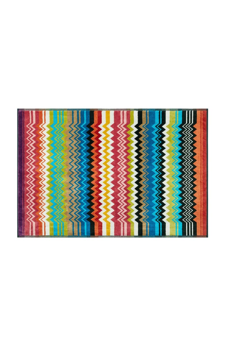 Missoni Home Giacomo Bath Mat 90x60, Main, color, Multicoloured Green