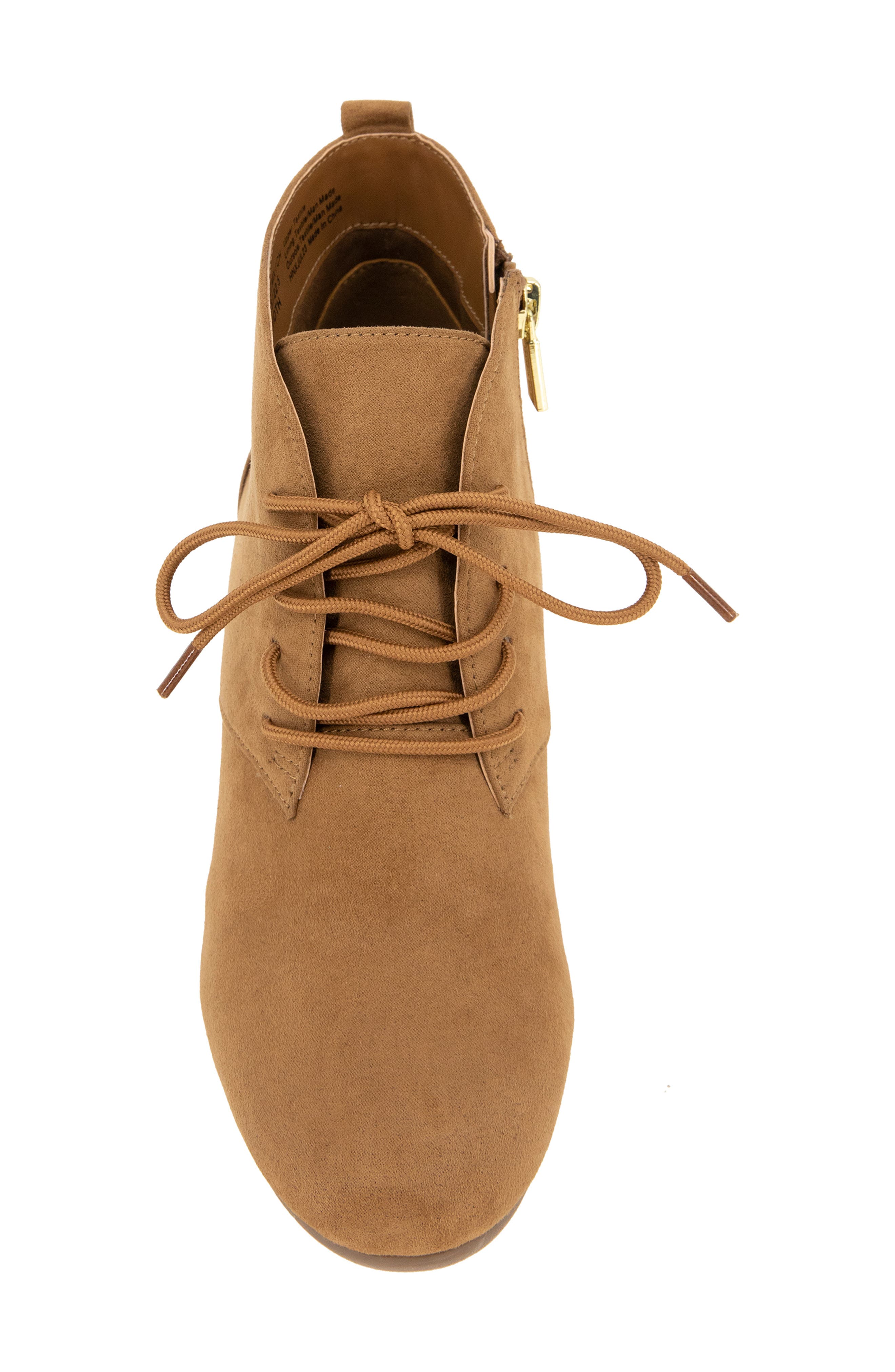 Reaction Kenneth Cole Deka Wedge Bootie, Alternate, color, Desert Micro