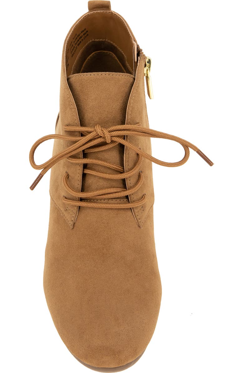 Reaction Kenneth Cole Deka Wedge Bootie, Alternate, color, Desert Micro