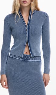 Desigual Thick Gauge Front Zip Jacket