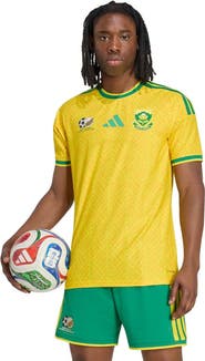 adidas Men's adidas Yellow South Africa National Team Home On-Field Authentic Jersey