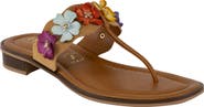 ITALIAN SHOEMAKERS Adara Floral Flip Flop