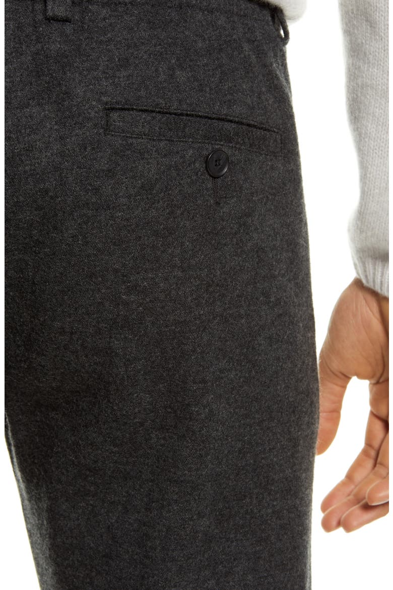 Slim Fit Wool Blend Knit Pants, Alternate, color, HEATHERED CHARCOAL