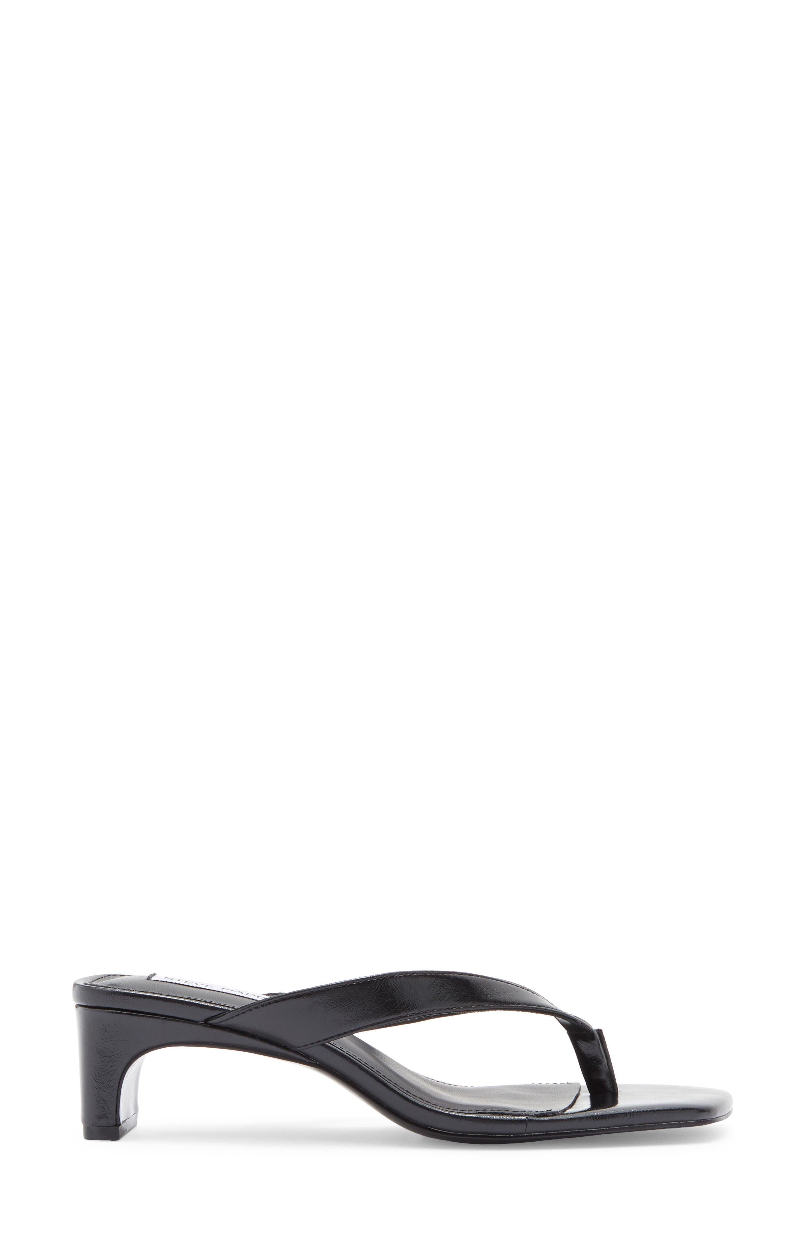 Steve Madden Tiffie Slide Sandal, Alternate, color, Black