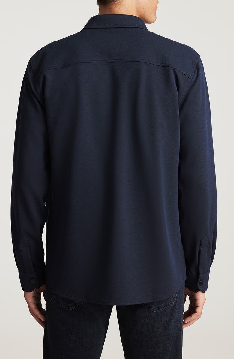 Mavi Jeans Pocket Knit Snap-Up Shirt, Alternate, color,