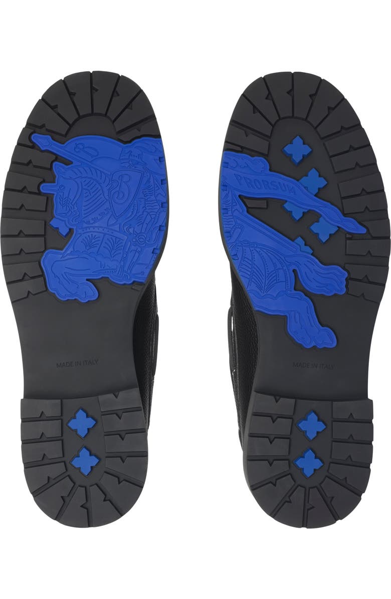 Burberry Leather Raft Boat Shoes, Alternate, color,