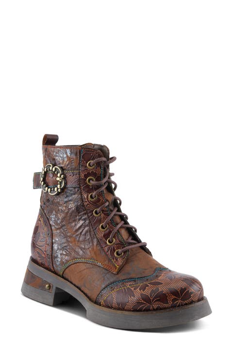 Harmanni Wingtip Lace-up Bootie (Women)