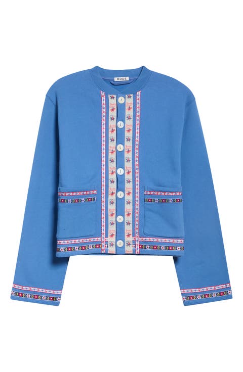 Ribbon Cotton Cardigan